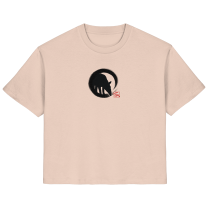 Zen Tapir im japanischen Enso Kreis - Ladies Organic Shirt