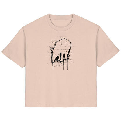 Urban Street Art Tapir Silhouette - Ladies Organic Shirt