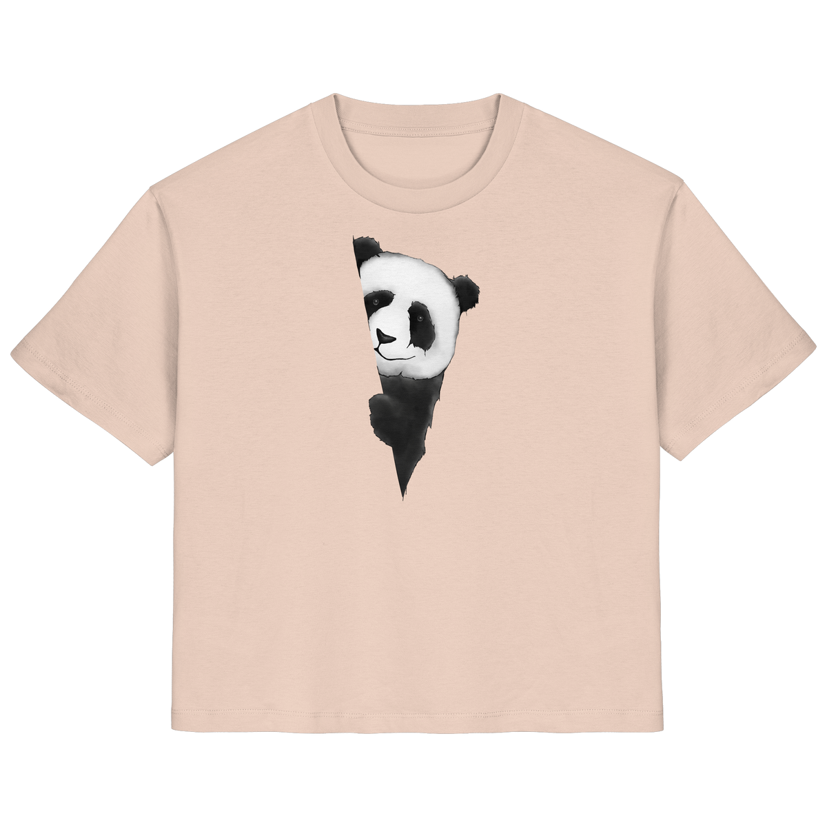 Panda Bär Illustration - Ladies Organic Shirt
