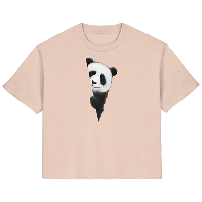 Panda Bär Illustration - Ladies Organic Shirt