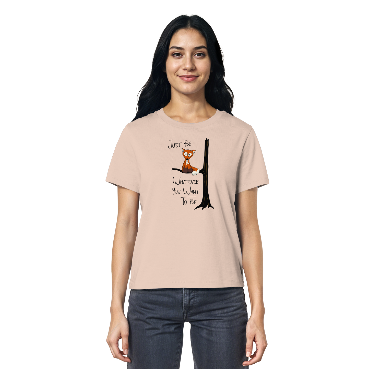 Just Be Whatever | Fuchs wie Eule - Ladies Organic Shirt