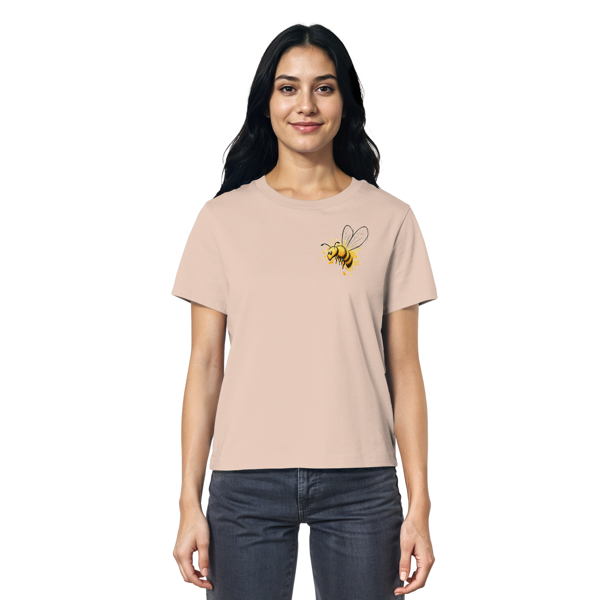 Lässige kleine Honig-Biene - Ladies Organic Shirt