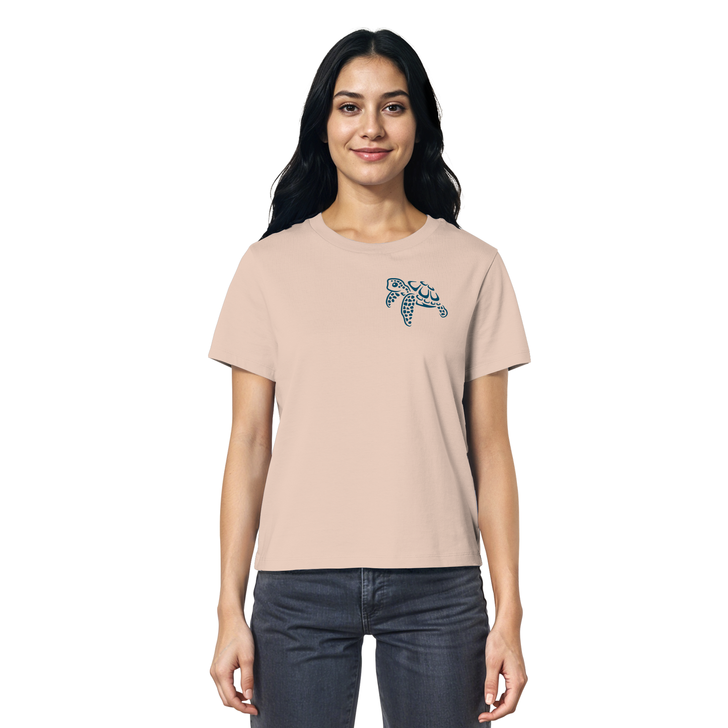Lässig lustige Wasserschildkröte - Ladies Organic Shirt