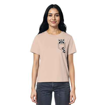 Waschbär in Deiner Tasche - Ladies Organic Shirt