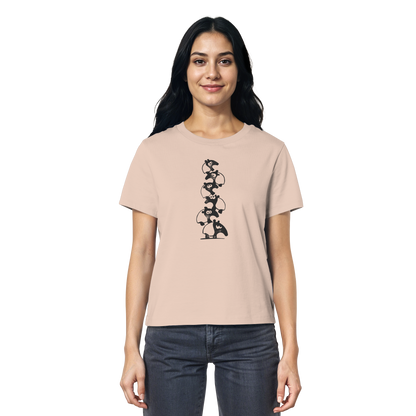 Lustiger Haufen aus Schabracken-Tapiren - Ladies Organic Shirt