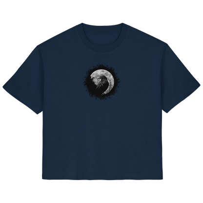 Schwarzer Rabe bei Vollmond  - Ladies Organic Shirt