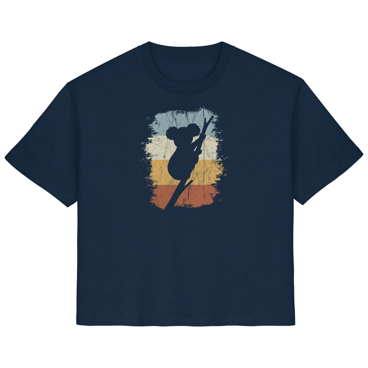 Retro kletternder Koala-Bär - Ladies Organic Shirt