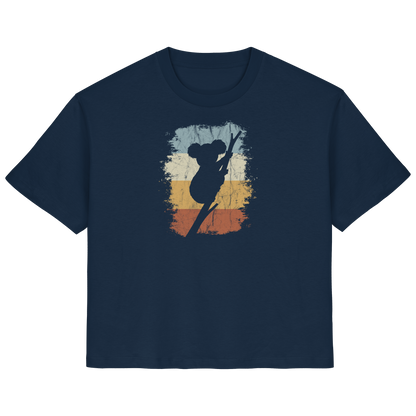 Retro kletternder Koala-Bär - Ladies Organic Shirt