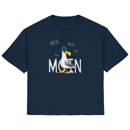 Moin Moin Lässige Hipster Möwe  - Ladies Organic Shirt