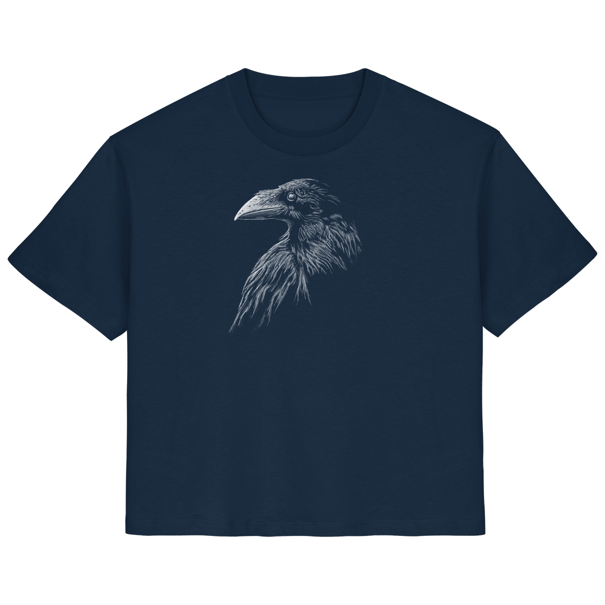 Kritzelkunst Rabe Krähe - Ladies Organic Shirt