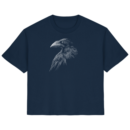 Kritzelkunst Rabe Krähe - Ladies Organic Shirt