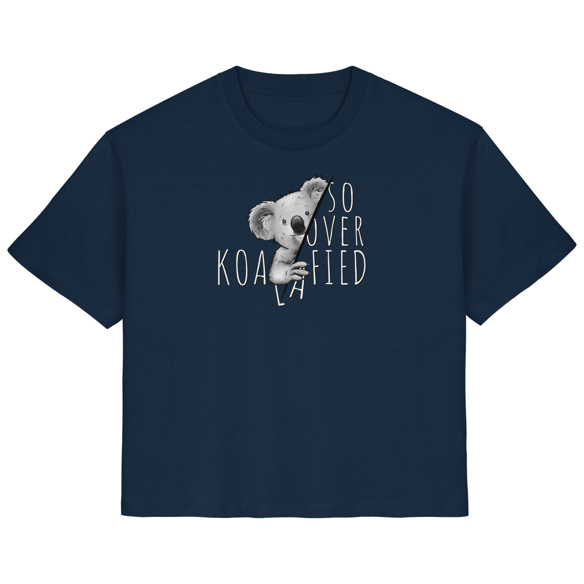 So Over-Koalafied Koala - Ladies Organic Shirt
