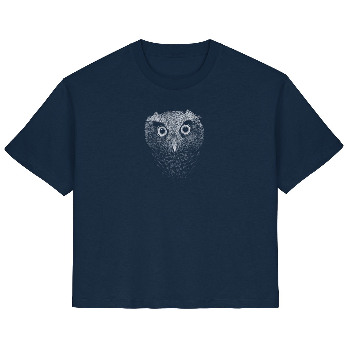 Eule Kritzelkunst Illustration - Ladies Organic Shirt