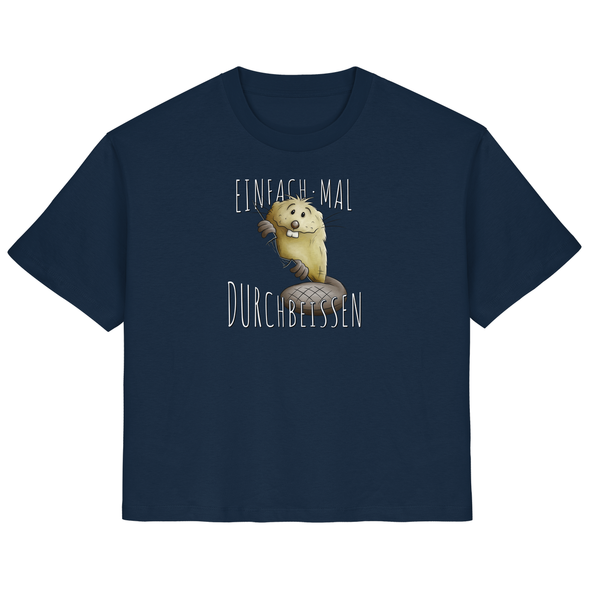 Einfach mal Durchbeissen Biber - Ladies Organic Shirt