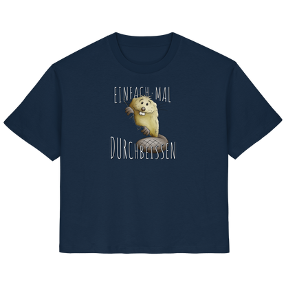 Einfach mal Durchbeissen Biber - Ladies Organic Shirt