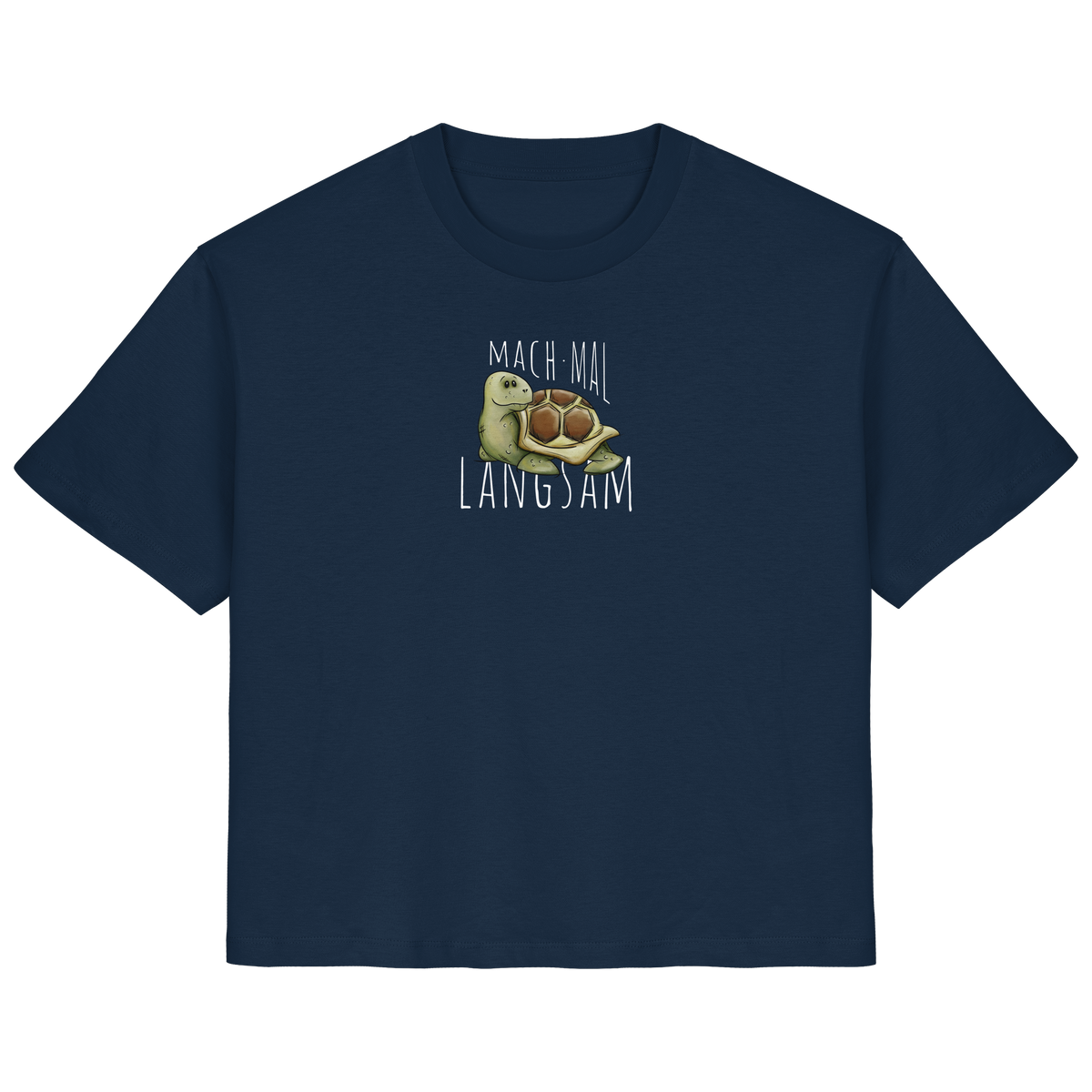 Mach mal langsam Schildkröte - Ladies Organic Shirt
