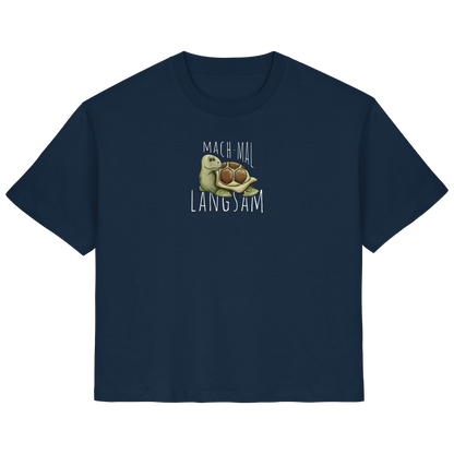 Mach mal langsam Schildkröte - Ladies Organic Shirt