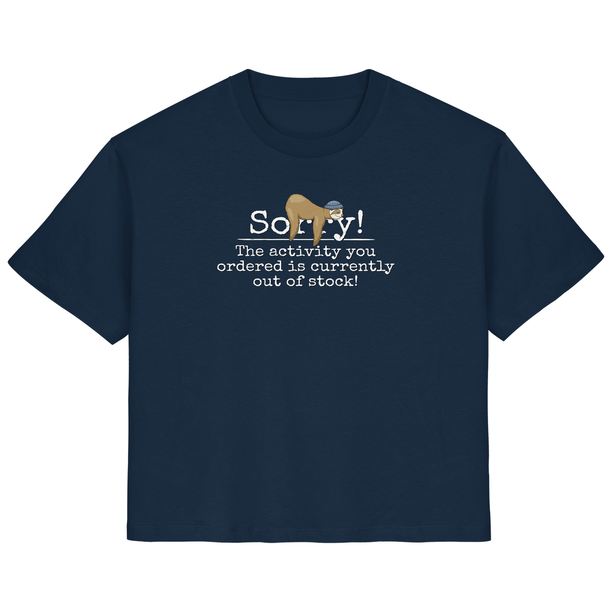 No-Activity Faultier - Ladies Organic Shirt