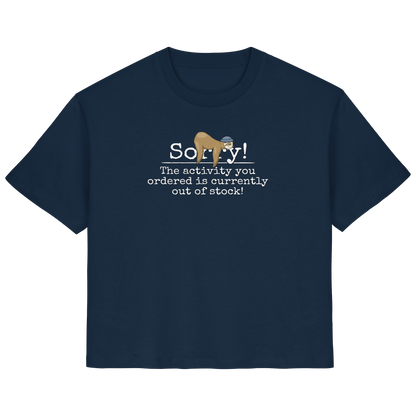 No-Activity Faultier - Ladies Organic Shirt