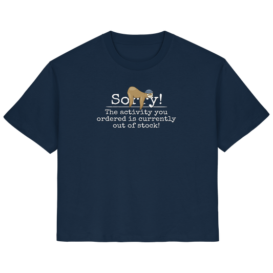 No-Activity Faultier - Ladies Organic Shirt