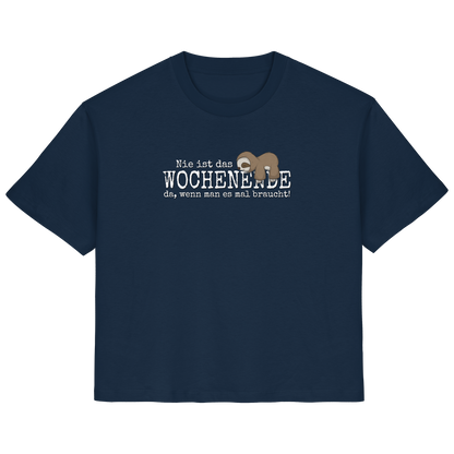Kawaii Faultier Wochenende - Ladies Organic Shirt