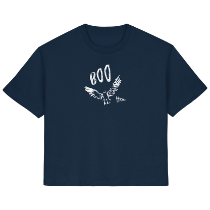 Boo Hoo! Fliegende Eule  - Ladies Organic Shirt