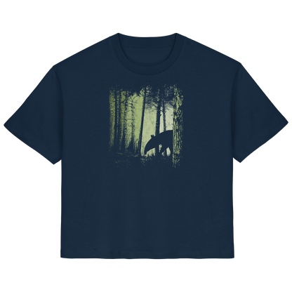 Lässiger Tapir im Zwielicht Wald - Ladies Organic Shirt