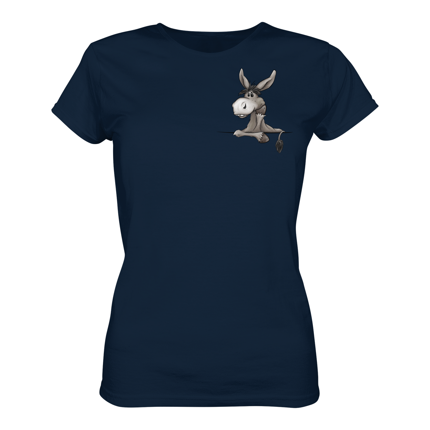 Lustiger lässiger Esel - Ladies Organic Shirt
