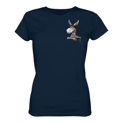 Lustiger lässiger Esel - Ladies Organic Shirt