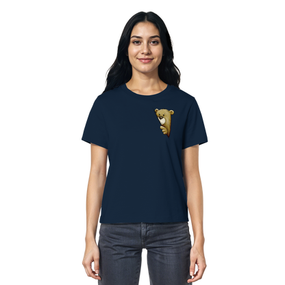 Funky Bär Illustration - Ladies Organic Shirt