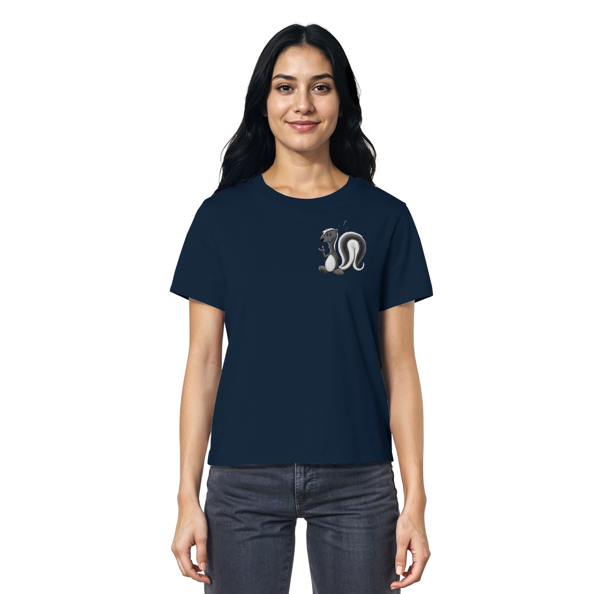 Lustig stinkiges Stinktier - Ladies Organic Shirt