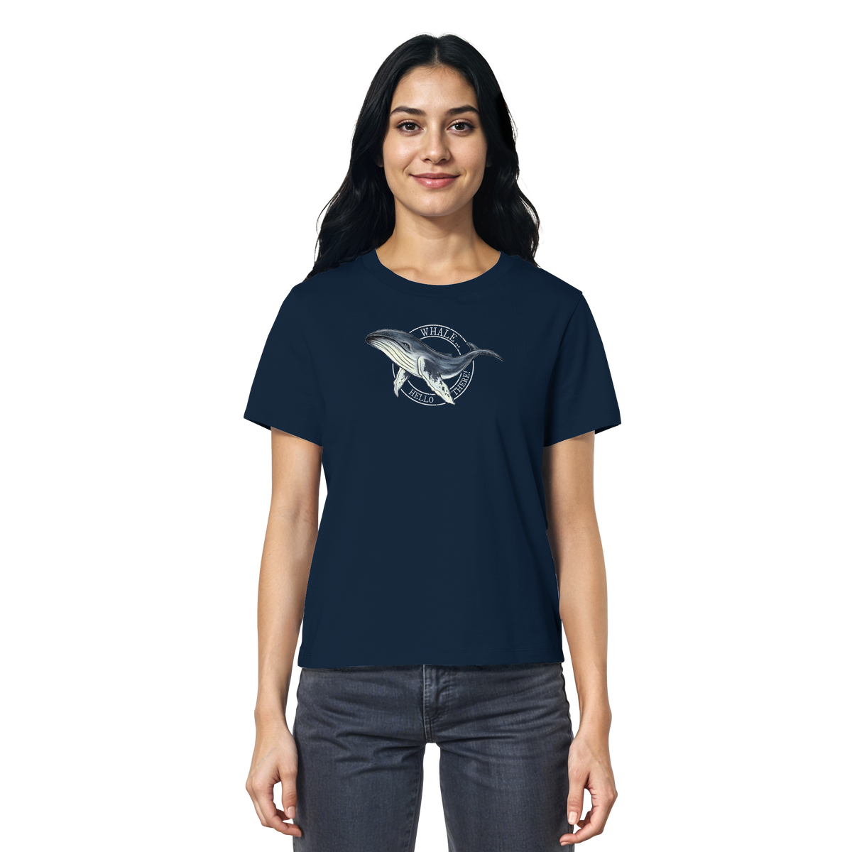 Whale, Hello There | Buckelwal - Ladies Organic Shirt