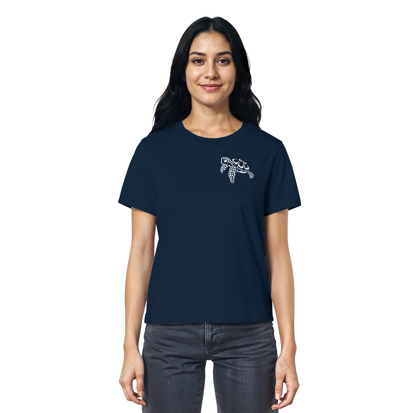 schwimmende Meeres-Schildkröte - Ladies Organic Shirt