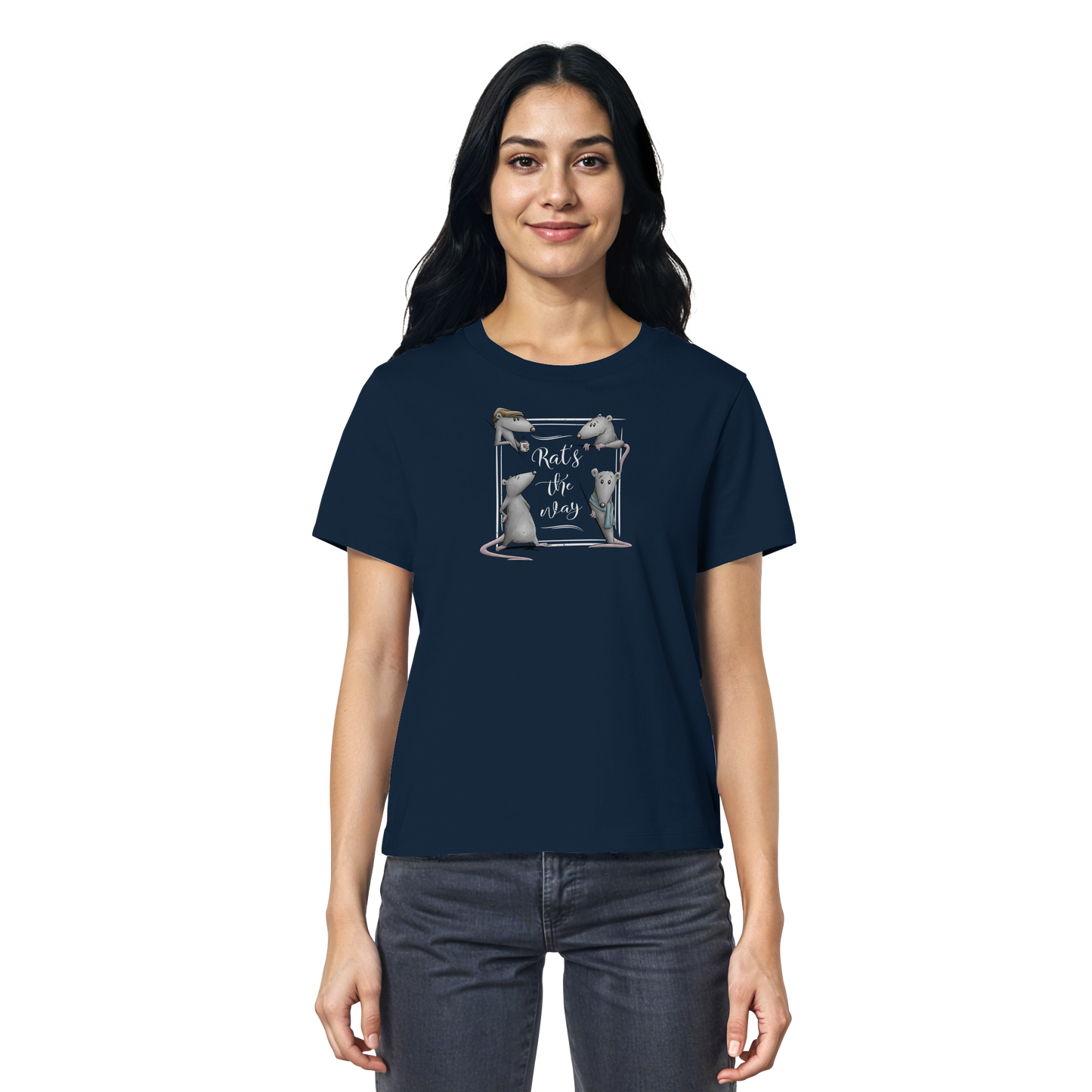 Rat’s The Way Kaffeehaus Ratten - Ladies Organic Shirt