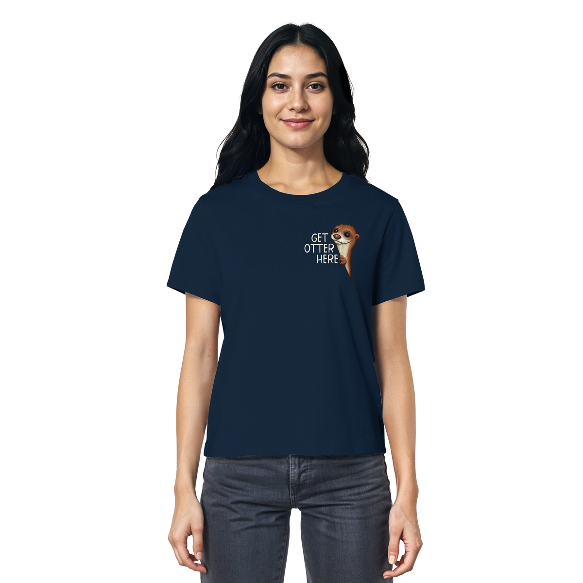 Get Otter Here | Lustiger Otter Kalauer - Ladies Organic Shirt
