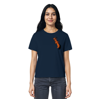 Süßes Eichhörnchen klettert - Ladies Organic Shirt
