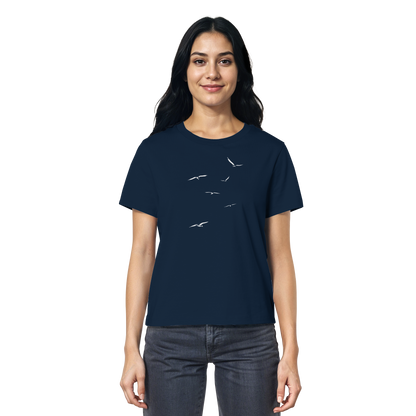 Vogelschwarm – Traum vom Fliegen - Ladies Organic Shirt