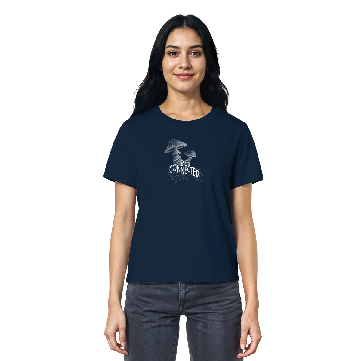 Be Connected Panther-Pilz - Ladies Organic Shirt