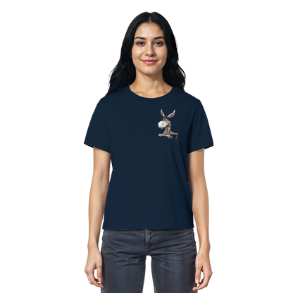 Lustiger lässiger Esel - Ladies Organic Shirt