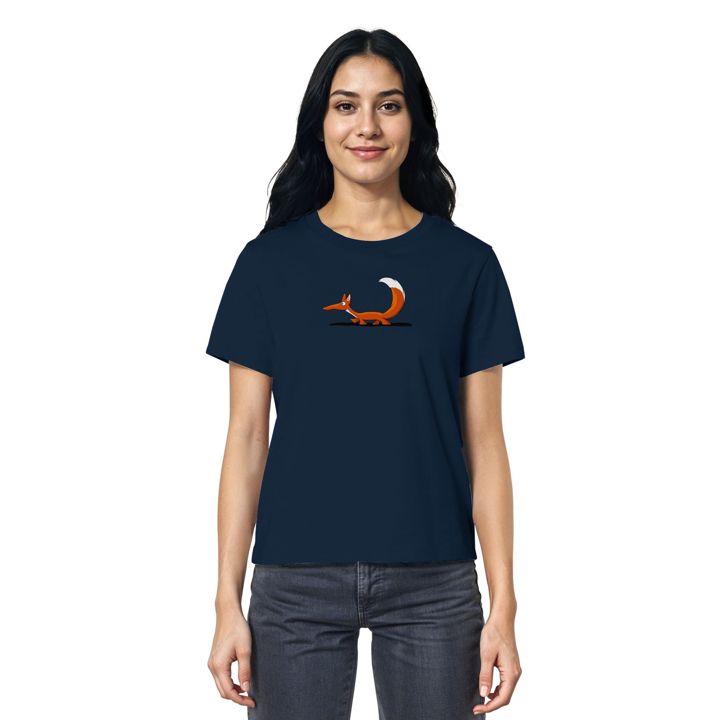 Lässiger cooler Fuchs | Mr. Fox, der Schleicher - Ladies Organic Shirt