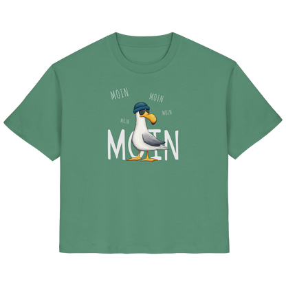 Moin Moin Lässige Hipster Möwe  - Ladies Organic Shirt