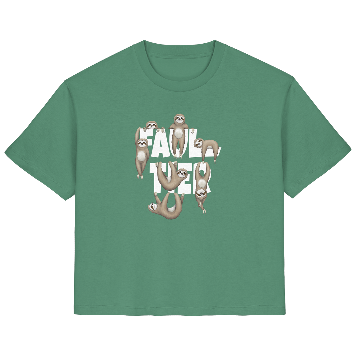 Viele gechillte Faultiere - Ladies Organic Shirt