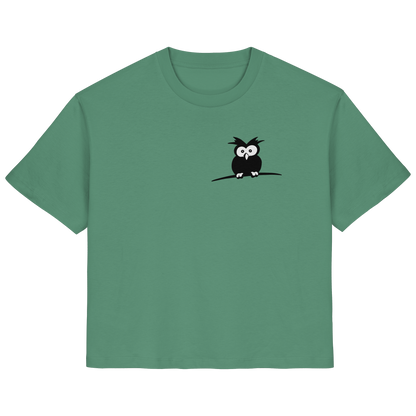 Kleine struppige Eule - Ladies Organic Shirt