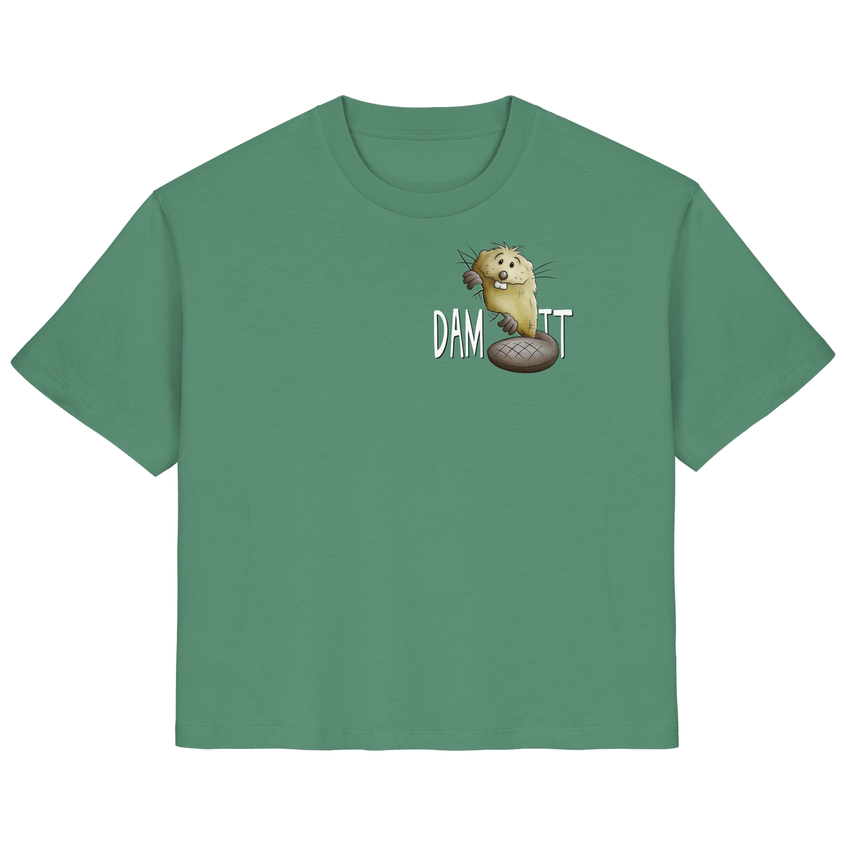 Dam It Verdammt Lustiger Biber - Ladies Organic Shirt