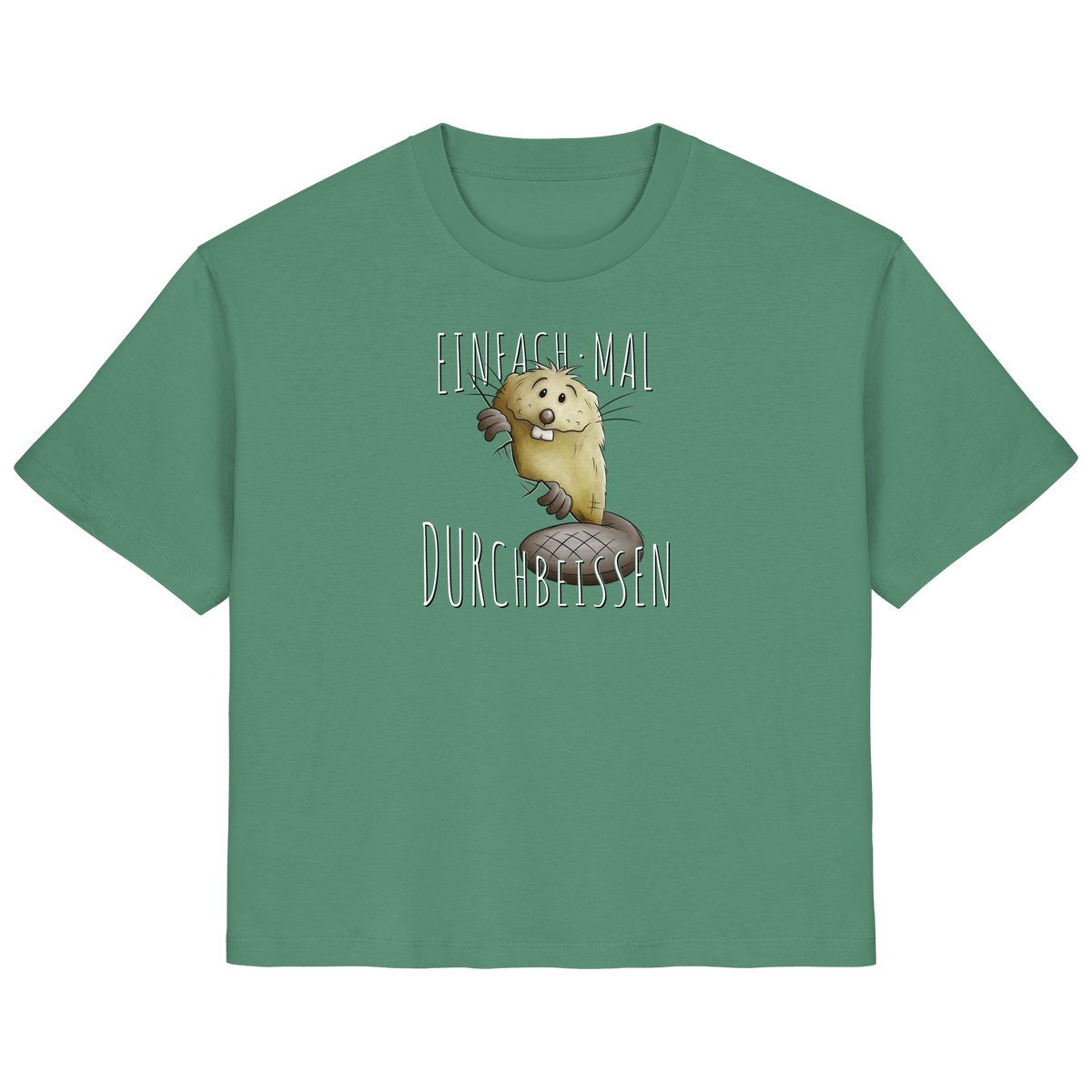 Einfach mal Durchbeissen Biber - Ladies Organic Shirt