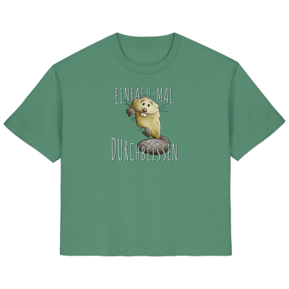 Einfach mal Durchbeissen Biber - Ladies Organic Shirt