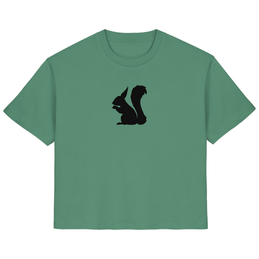 Eichhörnchen Silhouette - Ladies Organic Shirt