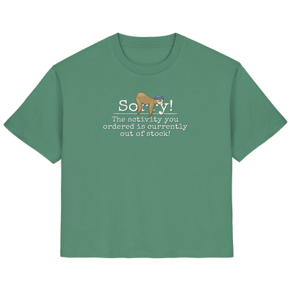 No-Activity Faultier - Ladies Organic Shirt