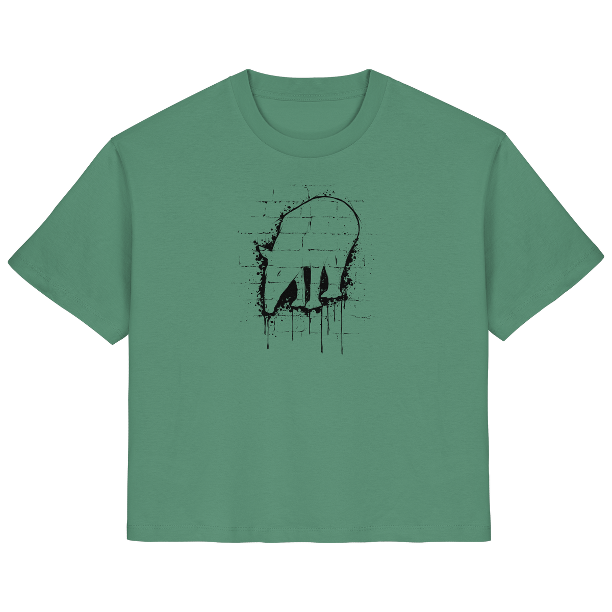 Urban Street Art Tapir Silhouette - Ladies Organic Shirt