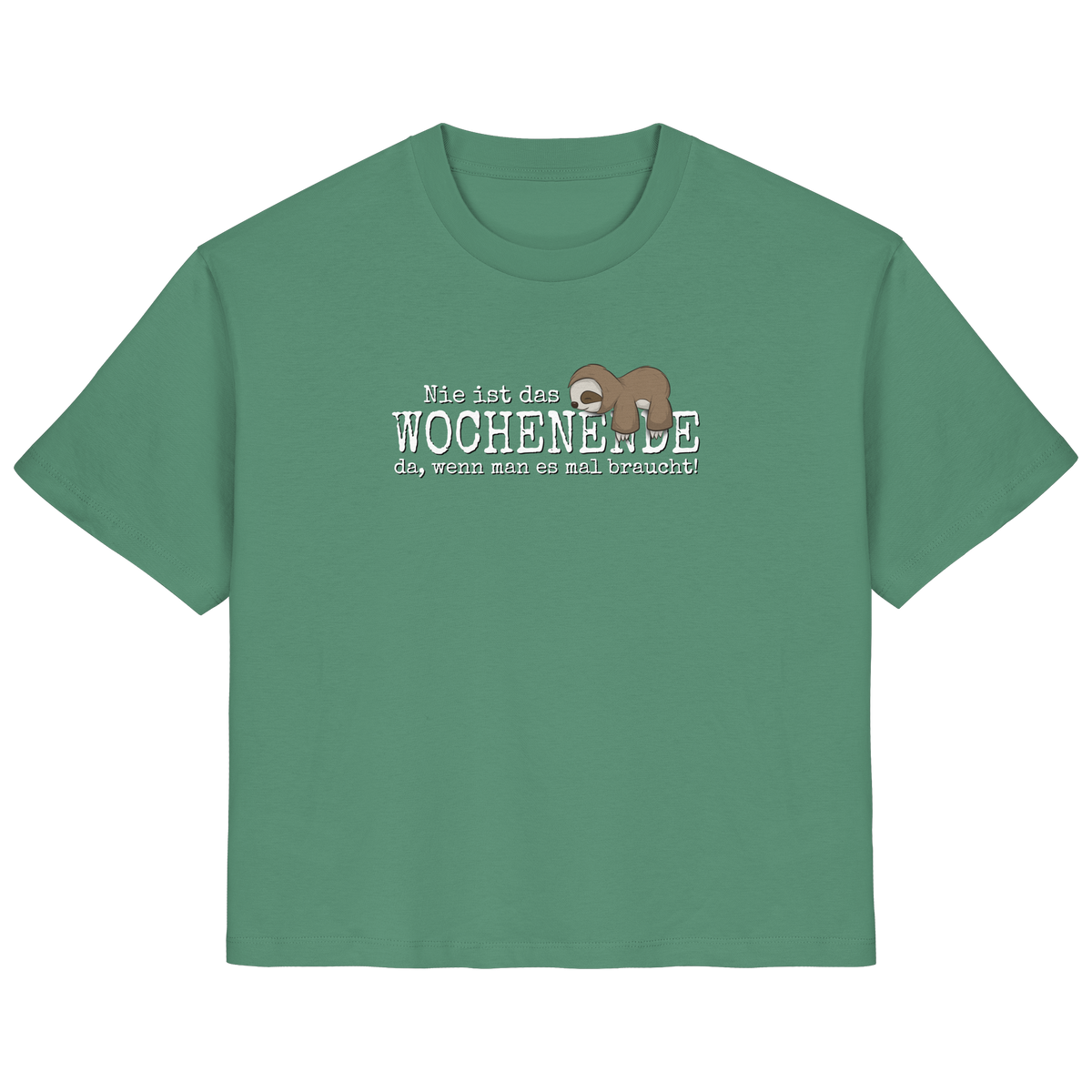 Kawaii Faultier Wochenende - Ladies Organic Shirt